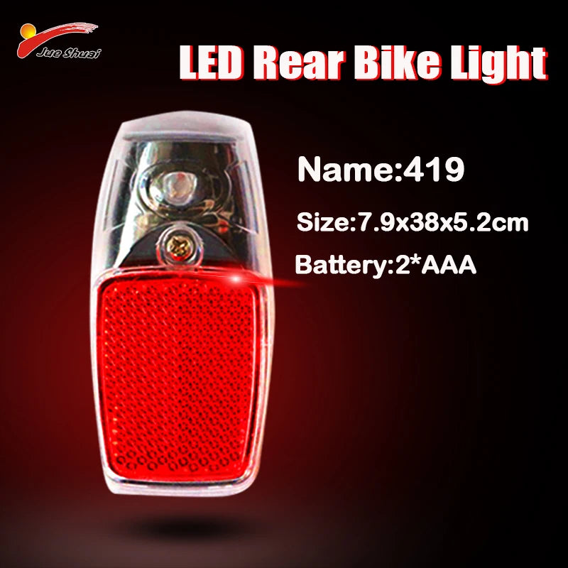 Rear Fender Tail Light for Bike Taillights Safety Lamp LED Warning Stoplight Mudguard Brake Light bike Acessories