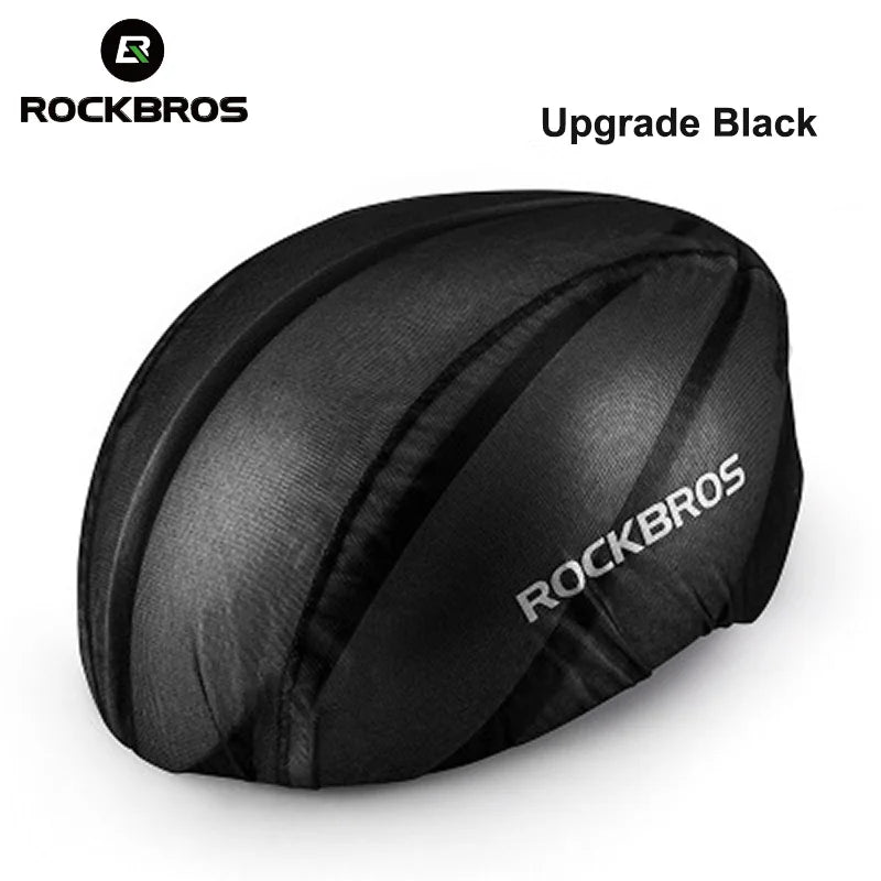 ROCKBROS Waterproof Cycling Helmet Cover Windproof Dust-proof Bicycle Rain Covers MTB Road Bike Helmet Protect Cover Equipment