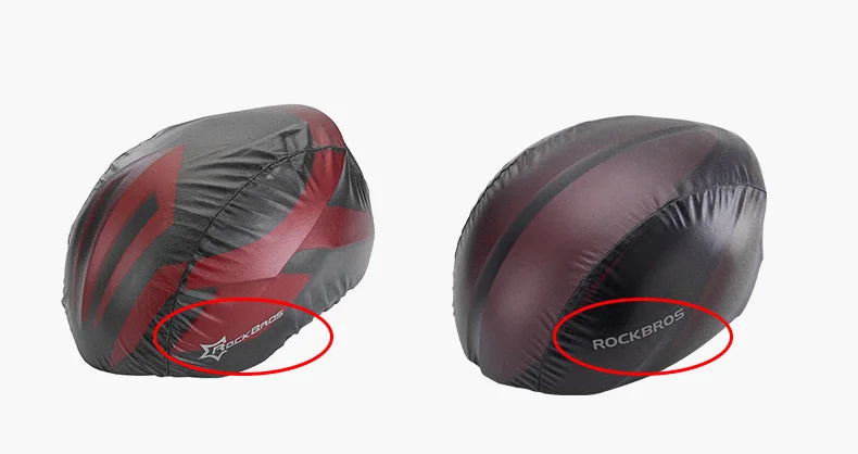 ROCKBROS Waterproof Cycling Helmet Cover Windproof Dust-proof Bicycle Rain Covers MTB Road Bike Helmet Protect Cover Equipment