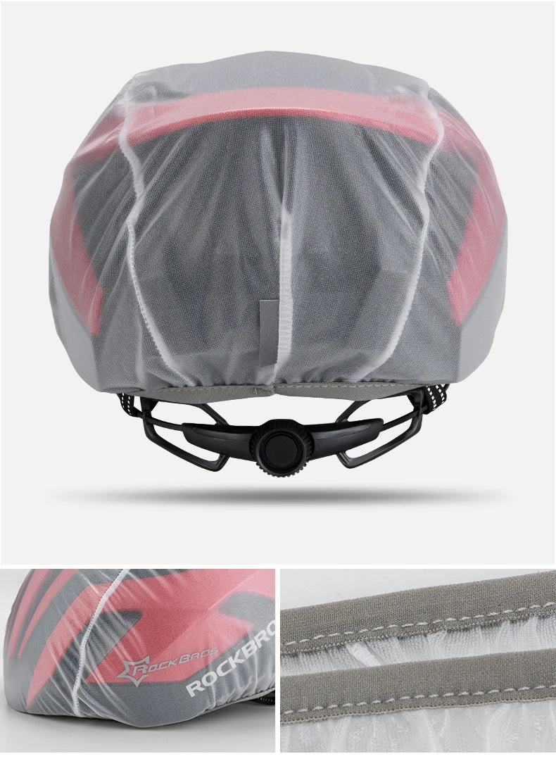 ROCKBROS Waterproof Cycling Helmet Cover Windproof Dust-proof Bicycle Rain Covers MTB Road Bike Helmet Protect Cover Equipment