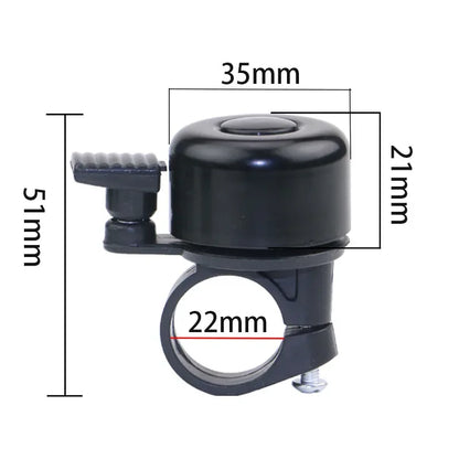 MTB Bicycle Bell Aluminum Alloy Bike Handlebar Bell Ring Mountain Road Cycling Safety Warning Bicycle Horn Cycling Accessories