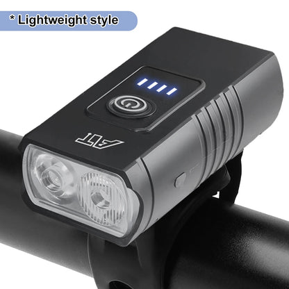 BK02 Bike Light USB Rechargeable T6 LED Bicycle Lights 6 Modes MTB Flashlight Bicycle Headlight for Cycling Bicycle Front Lamp