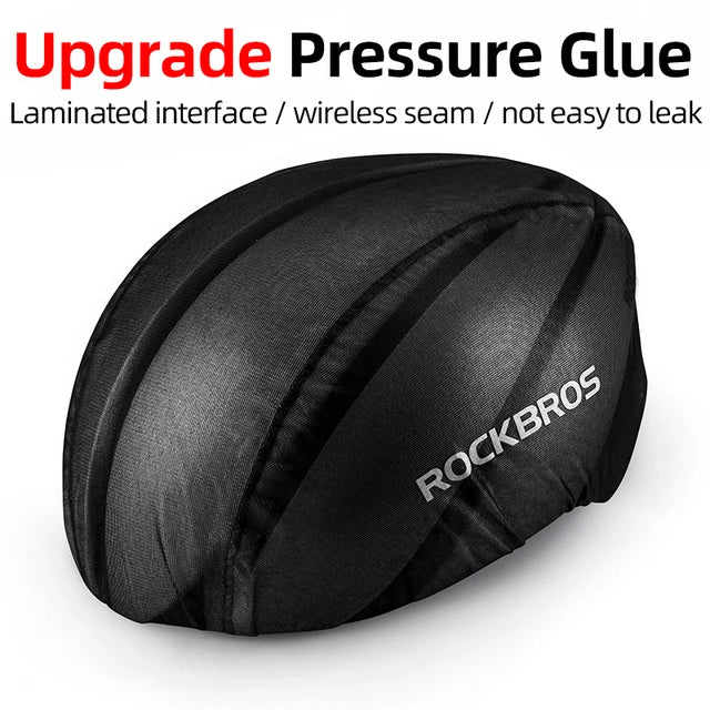 ROCKBROS Waterproof Cycling Helmet Cover Windproof Dust-proof Bicycle Rain Covers MTB Road Bike Helmet Protect Cover Equipment