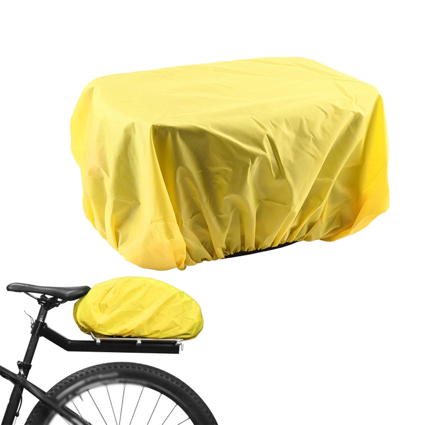 Bicycle Rain Cover Lightweight Rubber 38x19x22CM For Bicycle Bag Rain Cover For Rain Cover Bicycle Basket Bicycle Bag All Season