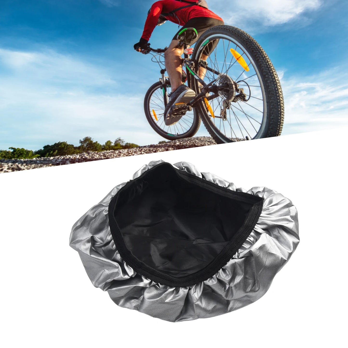 Protective Bike Seats Cover Waterproof Bicycle Saddle Rain Cover Dust Resistant Made of Material Long Service Life