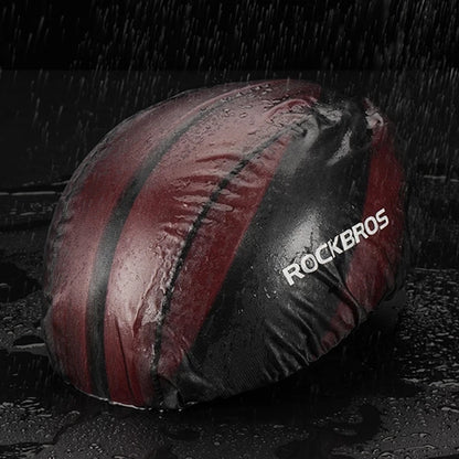 ROCKBROS Waterproof Cycling Helmet Cover Windproof Dust-proof Bicycle Rain Covers MTB Road Bike Helmet Protect Cover Equipment