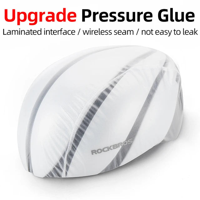 ROCKBROS Waterproof Cycling Helmet Cover Windproof Dust-proof Bicycle Rain Covers MTB Road Bike Helmet Protect Cover Equipment