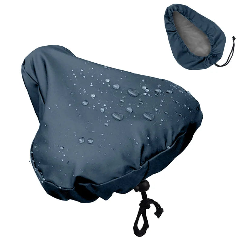 New outdoor bicycle saddle rain cover Bicycle saddle waterproof seat cover Heat pressed bicycle rain cover  bycicle accessories