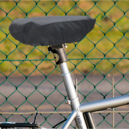 New outdoor bicycle saddle rain cover Bicycle saddle waterproof seat cover Heat pressed bicycle rain cover  bycicle accessories