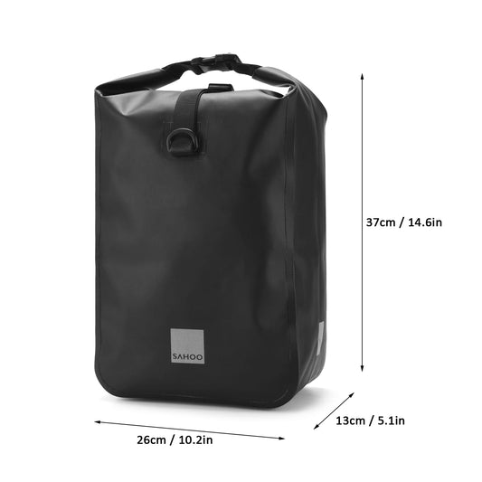 Cycling Bicycle Bike Rear Seat Trunk Bag Large Capacity Panniers Reflective Rear Bag Waterproof Bicycle Storage Bag