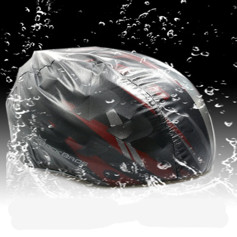 ROCKBROS Waterproof Cycling Helmet Cover Windproof Dust-proof Bicycle Rain Covers MTB Road Bike Helmet Protect Cover Equipment