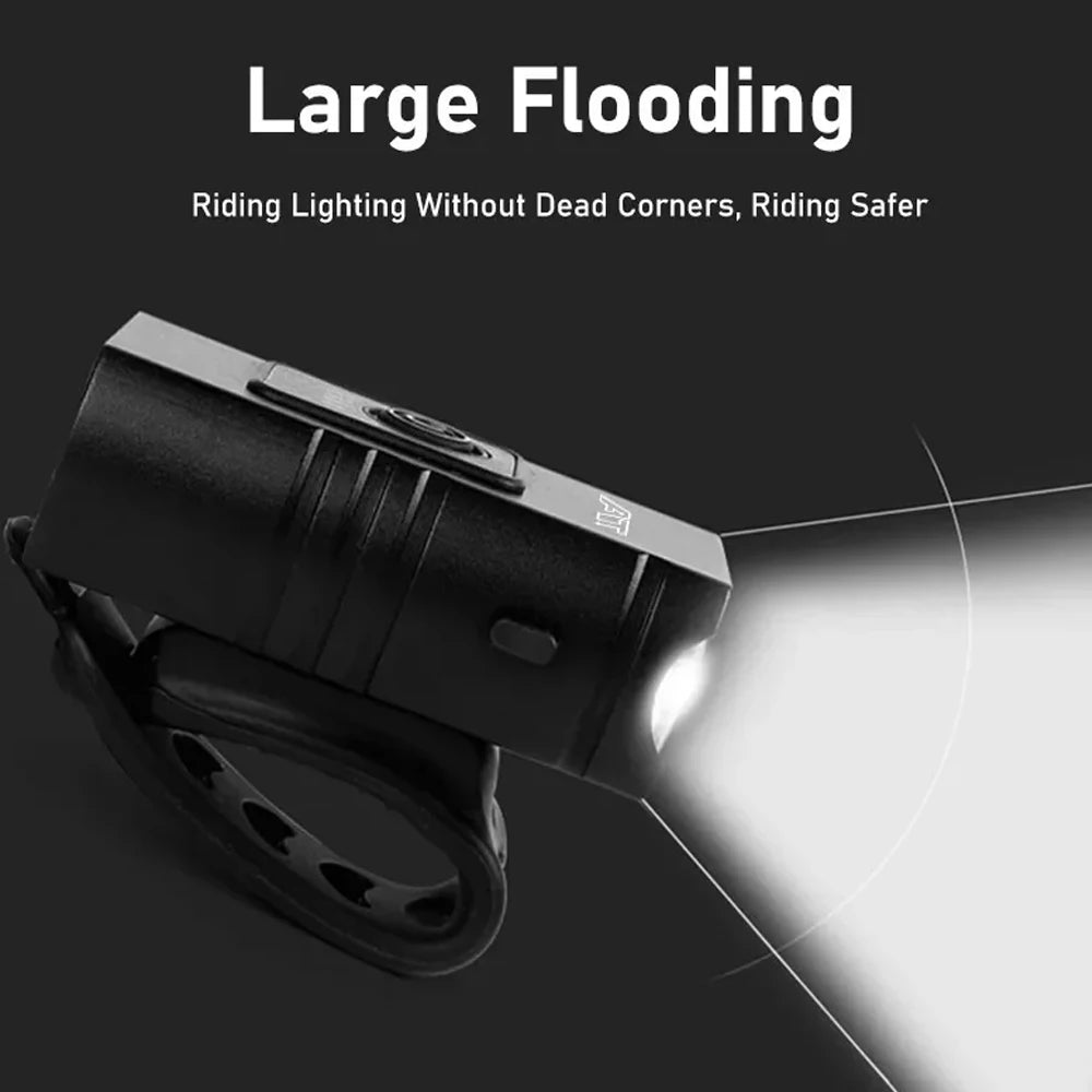 BK02 Bike Light USB Rechargeable T6 LED Bicycle Lights 6 Modes MTB Flashlight Bicycle Headlight for Cycling Bicycle Front Lamp