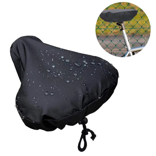 New outdoor bicycle saddle rain cover Bicycle saddle waterproof seat cover Heat pressed bicycle rain cover  bycicle accessories