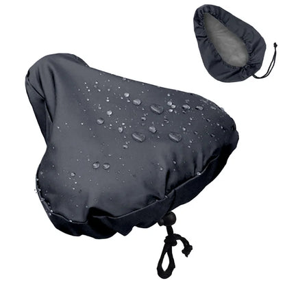 New outdoor bicycle saddle rain cover Bicycle saddle waterproof seat cover Heat pressed bicycle rain cover  bycicle accessories