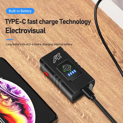 BK02 Bike Light USB Rechargeable T6 LED Bicycle Lights 6 Modes MTB Flashlight Bicycle Headlight for Cycling Bicycle Front Lamp