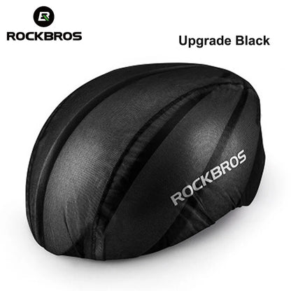 ROCKBROS Waterproof Cycling Helmet Cover Windproof Dust-proof Bicycle Rain Covers MTB Road Bike Helmet Protect Cover Equipment