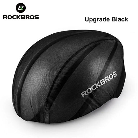 ROCKBROS Waterproof Cycling Helmet Cover Windproof Dust-proof Bicycle Rain Covers MTB Road Bike Helmet Protect Cover Equipment